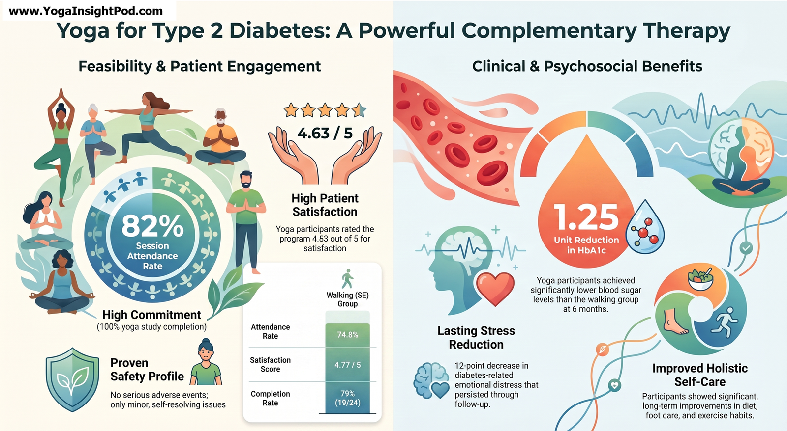 Can Iyengar Yoga Support Type 2 Diabetes Self-Care? Findings from the HA1C Study
