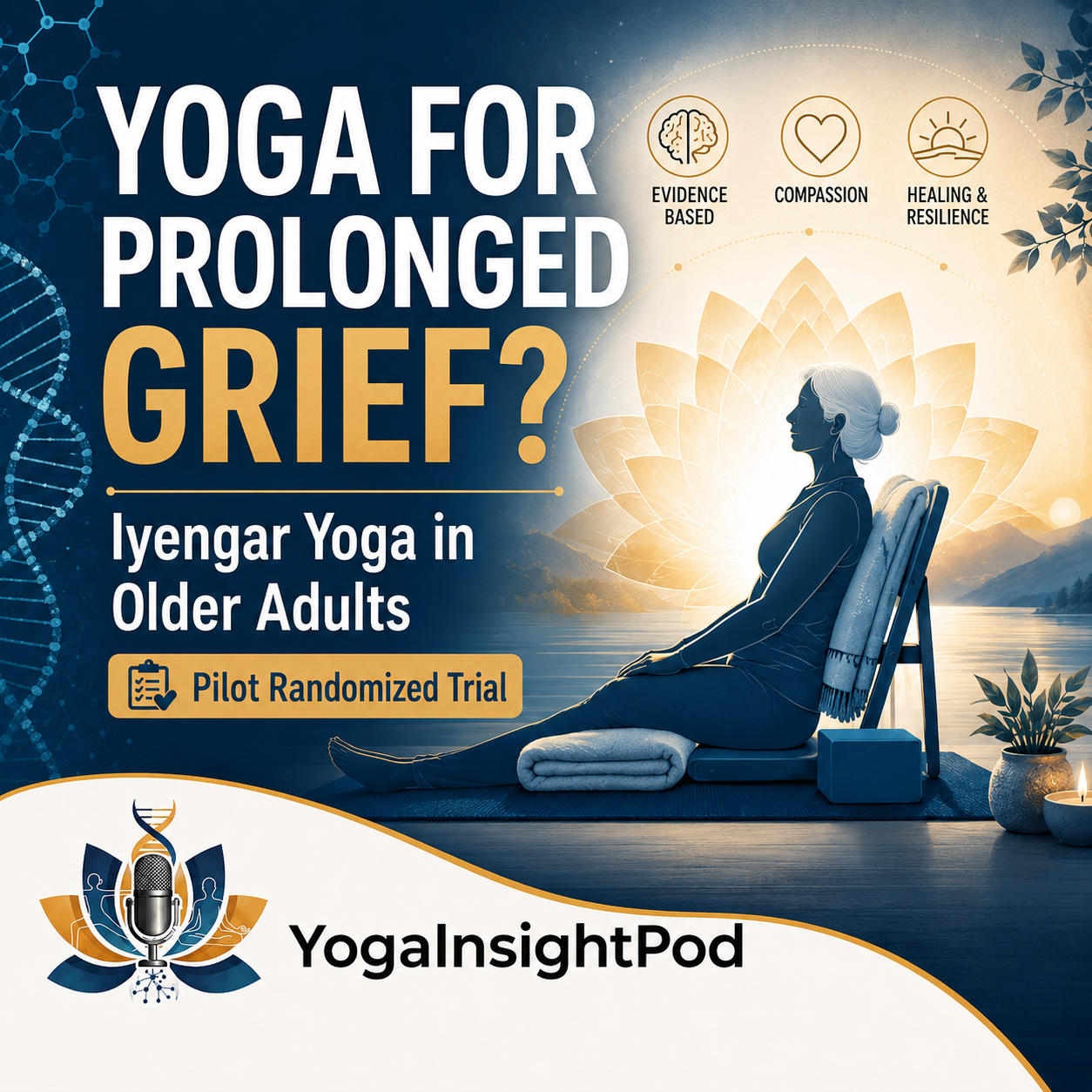 Can Iyengar Yoga Help Prolonged Grief in Older Adults? A Pilot Clinical Trial