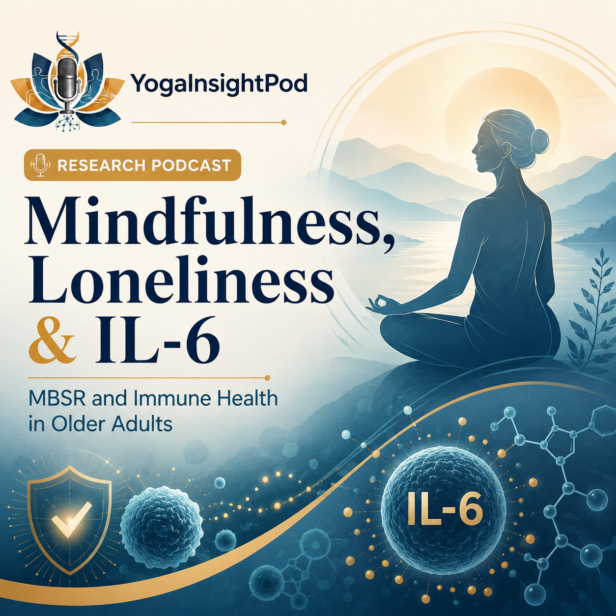 Mindfulness, Loneliness, and Immune Aging: How MBSR Influenced IL-6 Responsiveness in Older Adults