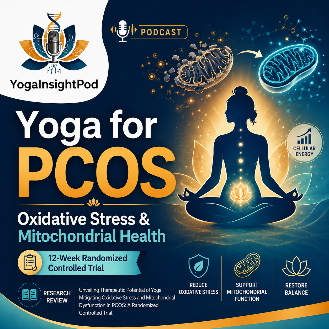 Yoga for PCOS: Can 12 Weeks Improve Oxidative Stress and Mitochondrial Health?